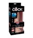 KING COCK DILDO TRIPLE DENSIDAD 14 CM