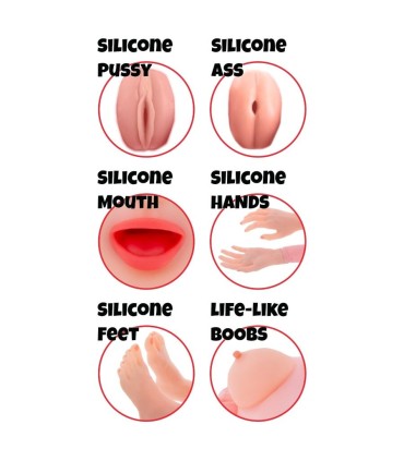 HIDDEN DESIRE LUSTY LOLA MUNECA INFLABLE 145 CM