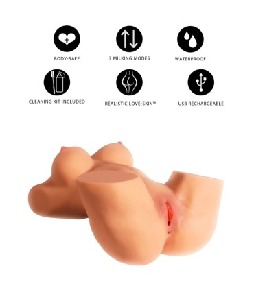 HIDDEN DESIRE MILKING MEGA SLUT TORSO MASTURBADOR FEMENINO 22 KG