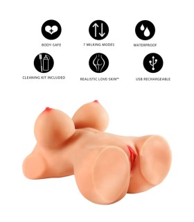 HIDDEN DESIRE HORNY MILKING BITCH TORSO MASTURBADOR FEMENINO 10 KG