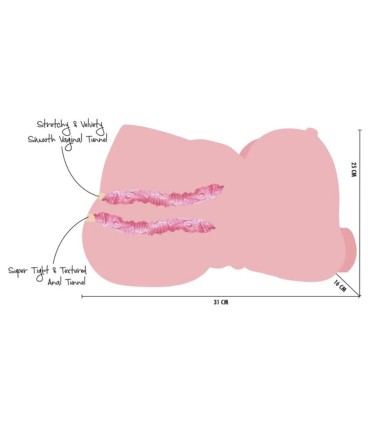 HIDDEN DESIRE FAT FUCK QUEEN TORSO MASTURBADOR FEMENINO 6 KG