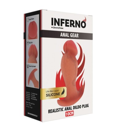 HIDDEN DESIRE INFERNO PLUG ANAL REALISTICO 10 CM