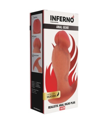 HIDDEN DESIRE INFERNO PLUG ANAL REALISTICO 16 CM