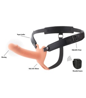 HIDDEN DESIRE INFERNO STRAP ON FUNDA PARA PENE CON VIBRACION 16 CM