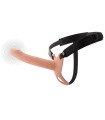 HIDDEN DESIRE - INFERNO STRAP-ON FUNDA PARA PENE CON VIBRACIÓN 20 CM