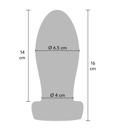 HIDDEN DESIRE EXTREME HEAVY ANAL STRETCHER PLUG L