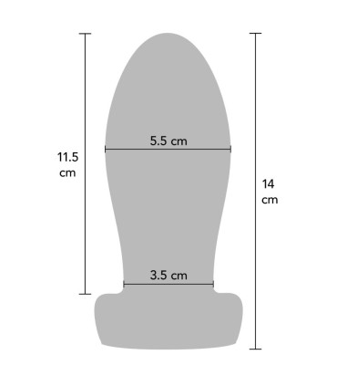 HIDDEN DESIRE EXTREME HEAVY ANAL STRETCHER PLUG M