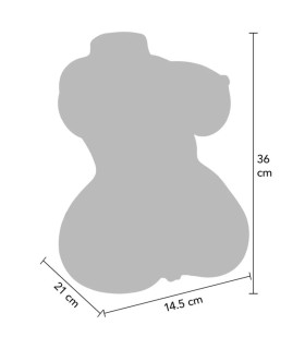 HIDDEN DESIRE JUICY DOUBLE D MASTURBADOR VAGINA Y ANO 5 KG