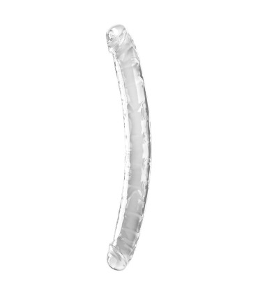KING COCK DOUBLE TROUBLE DILDO DOBLE 46 CM TRANSPARENTE
