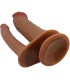PRETTY LOVE GORAN DOBLE DILDO REALISTICO NATURAL MULATO