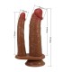 PRETTY LOVE GORAN DOBLE DILDO REALISTICO NATURAL MULATO