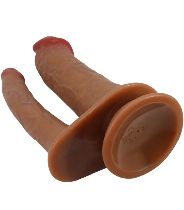 PRETTY LOVE HULBERT DOBLE DILDO REALISTICO CON VIBRACION MULATO