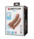 PRETTY LOVE HULBERT DOBLE DILDO REALISTICO CON VIBRACION MULATO