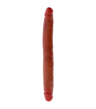 GET REAL DILDO DOBLE DONG DE SILICONA CARAMELO 35 CM