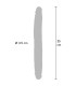 GET REAL DILDO DOBLE DONG DE SILICONA CARAMELO 35 CM