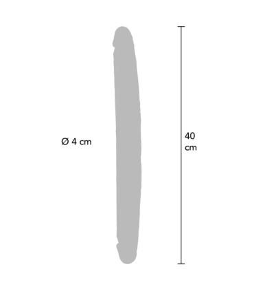 GET REAL DILDO DOBLE DONG DE SILICONA CARAMELO 40 CM