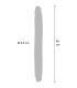 GET REAL DILDO DOBLE DONG DE SILICONA CARAMELO 46 CM