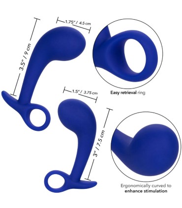 CALEXOTICS ADMIRAL SET 2 PLUG ANAL AZUL