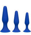 CALEXOTICS - ADMIRAL KIT 3 PLUG ANAL AZUL