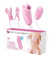 PRETTY LOVE - IMONIE SET MULTIFUNCIONAL 3 EN 1 CON SUCCIONADOR, PEZONES Y CLÍTORIS