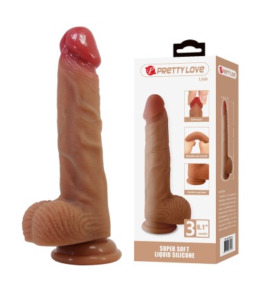 PRETTY LOVE LISLE DILDO REALISTICO CON VENTOSA 206 CM O 42 CM
