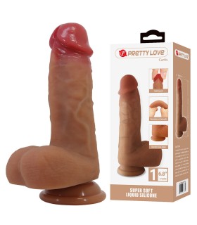 PRETTY LOVE CURTIS DILDO REALISTICO CON VENTOSA 173 CM O 42 CM