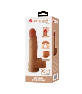 PRETTY LOVE DUVALL DILDO REALISTICO CON VENTOSA 193 CM O 45 CM