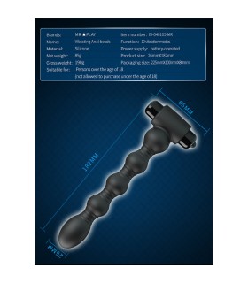 MR PLAY MASAJEADOR PLUG ANAL CON VIBRACION