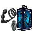 MR PLAY - ANILLO PARA PENE CON PLUG ANAL CON VIBRACIÓN CONTROL REMOTO
