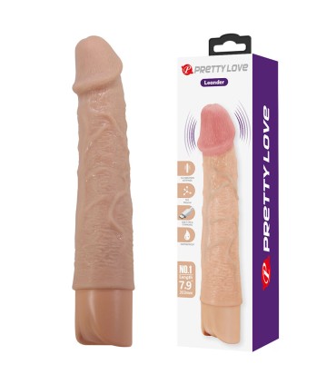 PRETTY LOVE LEANDER VIBRADOR REALISTICO FLEXIBLE