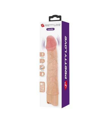 PRETTY LOVE LEANDER VIBRADOR REALISTICO FLEXIBLE