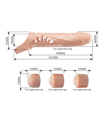 PRETTY LOVE FUNDA PARA PENE CON EXTENSORES