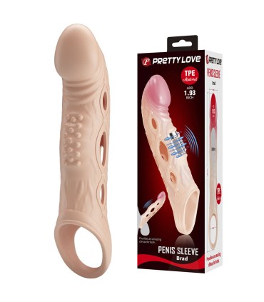 PRETTY LOVE BRAD FUNDA PARA PENE CON VIBRACION