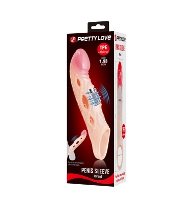 PRETTY LOVE BRAD FUNDA PARA PENE CON VIBRACION