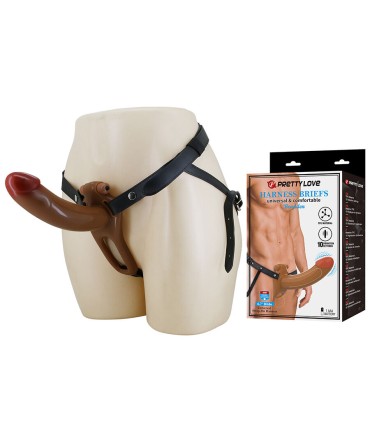 PRETTY LOVE BRADDEN STRAP ON CON VIBRACION