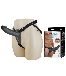 PRETTY LOVE LANDON STRAP ON CON VIBRACION NEGRO