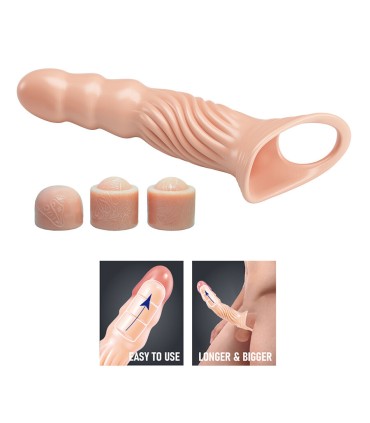 PRETTY LOVE FUNDA PARA PENE TEXTURIZADA CON EXTENSORES