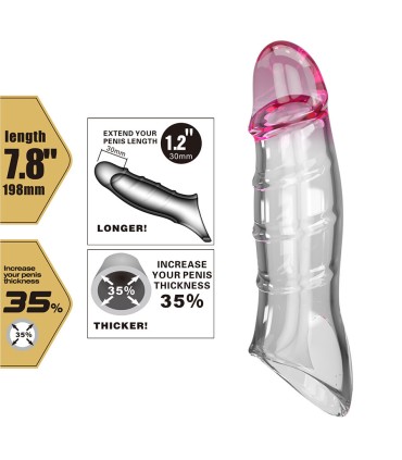 PRETTY LOVE DARNELL FUNDA PARA PENE EFECTO TRANSPARENTE