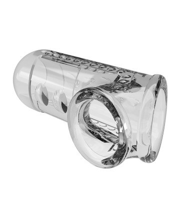 PRETTY LOVE FUNDA PARA PENE TEXTURIZADA TRANSPARENTE