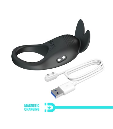 PRETTY LOVE CARLTON ANILLO PARA PENE CON ESTIMULADOR DE CLITORIS