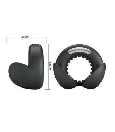 PRETTY LOVE QUENTIN ANILLO PARA PENE CON ESTIMULADOR TESTICULAR