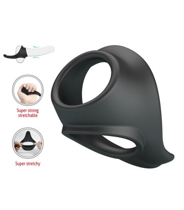 CRAZY BULL ZADOK ANILLO ERGONOMICO CON ESTIMULADOR DE PERINE