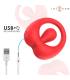 INTENSE RUSSELL ANILLO VIBRADOR CON ESTIMULACION DE CLITORIS ROJO