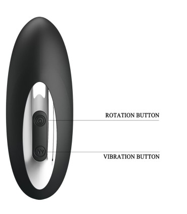 MR PLAY MASAJEADOR PROSTATICO CON ROTACION Y VIBRACION