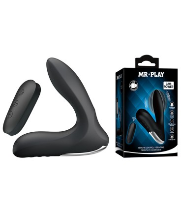 MR PLAY MASAJEADOR DE PROSTATA CON VIBRACION CONTROL REMOTO