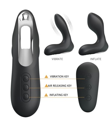 MR PLAY MASAJEADOR DE PROSTATA CON VIBRACION CONTROL REMOTO