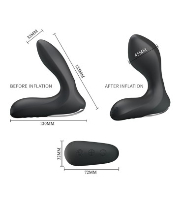 MR PLAY MASAJEADOR DE PROSTATA CON VIBRACION CONTROL REMOTO