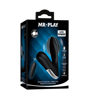 MR PLAY MASAJEADOR DE PROSTATA CON VIBRACION CONTROL REMOTO