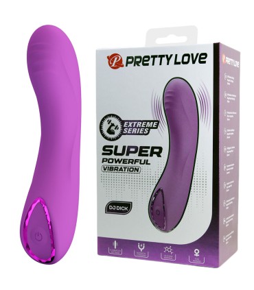 PRETTY LOVE DJ DICK VIBRADOR PUNTO G MORADO