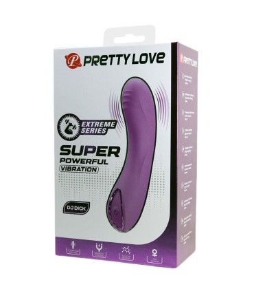 PRETTY LOVE DJ DICK VIBRADOR PUNTO G MORADO